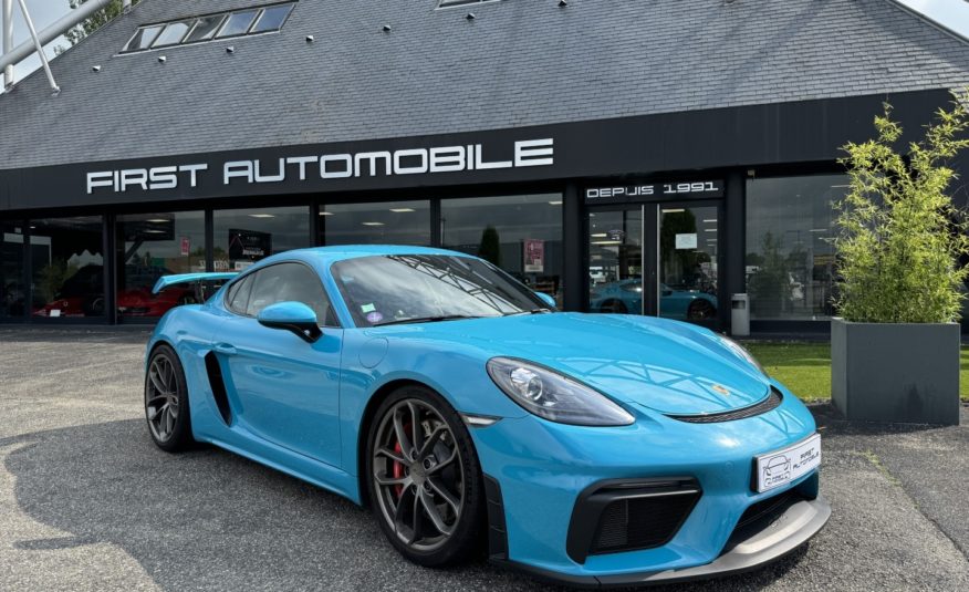 2020 PORSCHE CAYMAN GT4 718 CLUBSPORT 4L0 420CV BVM6