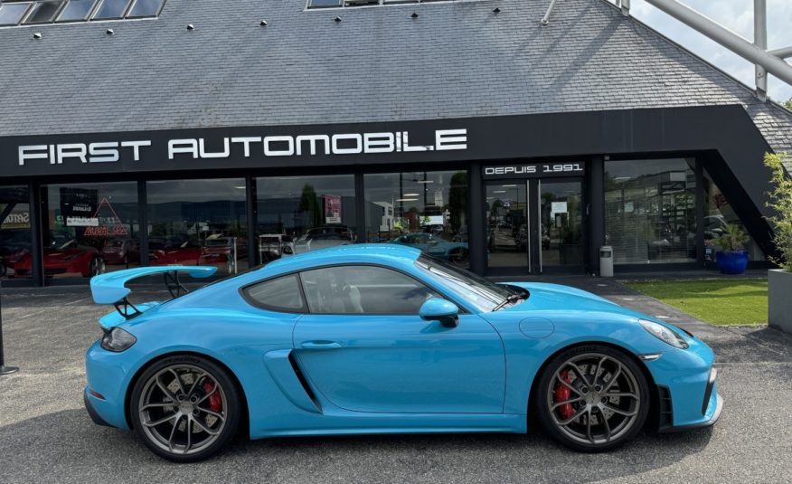 2020 PORSCHE CAYMAN GT4 718 CLUBSPORT 4L0 420CV BVM6