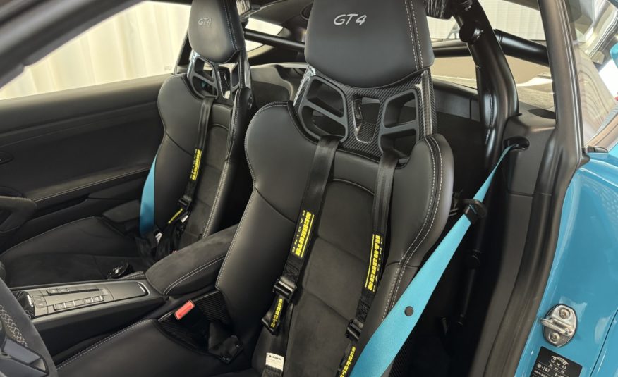 2020 PORSCHE CAYMAN GT4 718 CLUBSPORT 4L0 420CV BVM6