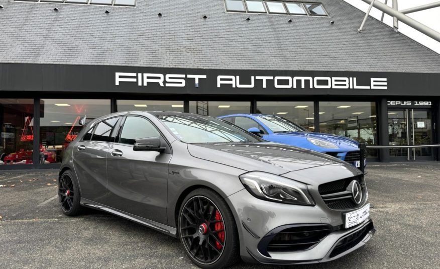 2016 MERCEDES A45 Phase 2 AMG 4MATIC 7G-DCT 381 cv Boîte auto Pack Aero